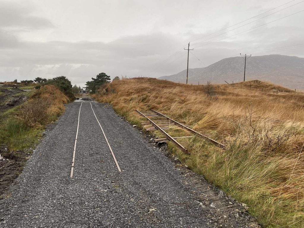 Extending the tracks towards Oughterard 