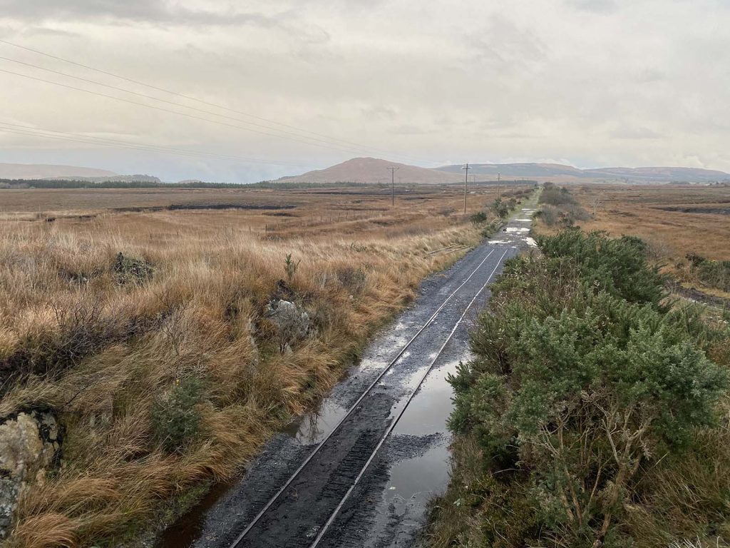 Extending the tracks towards Oughterard 