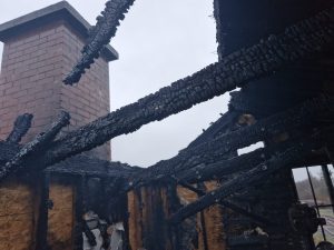 Fire Destroys the Signal Cabin