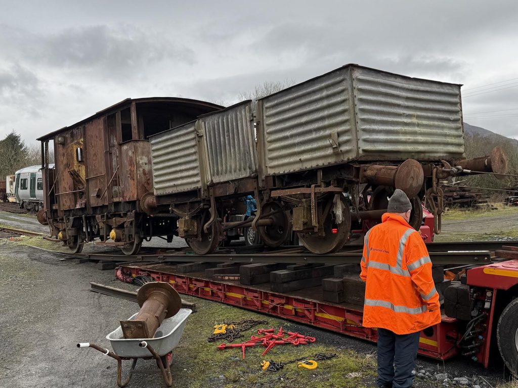 Refurbishment and repair of two of our heritage goods wagons